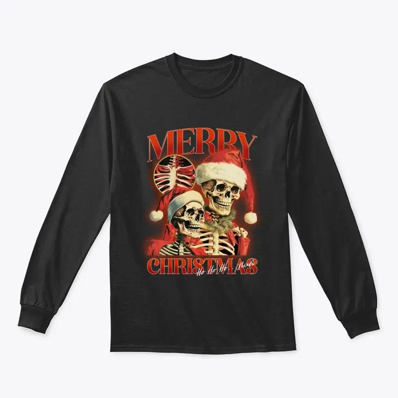 Merry Christmas Santa Skull 