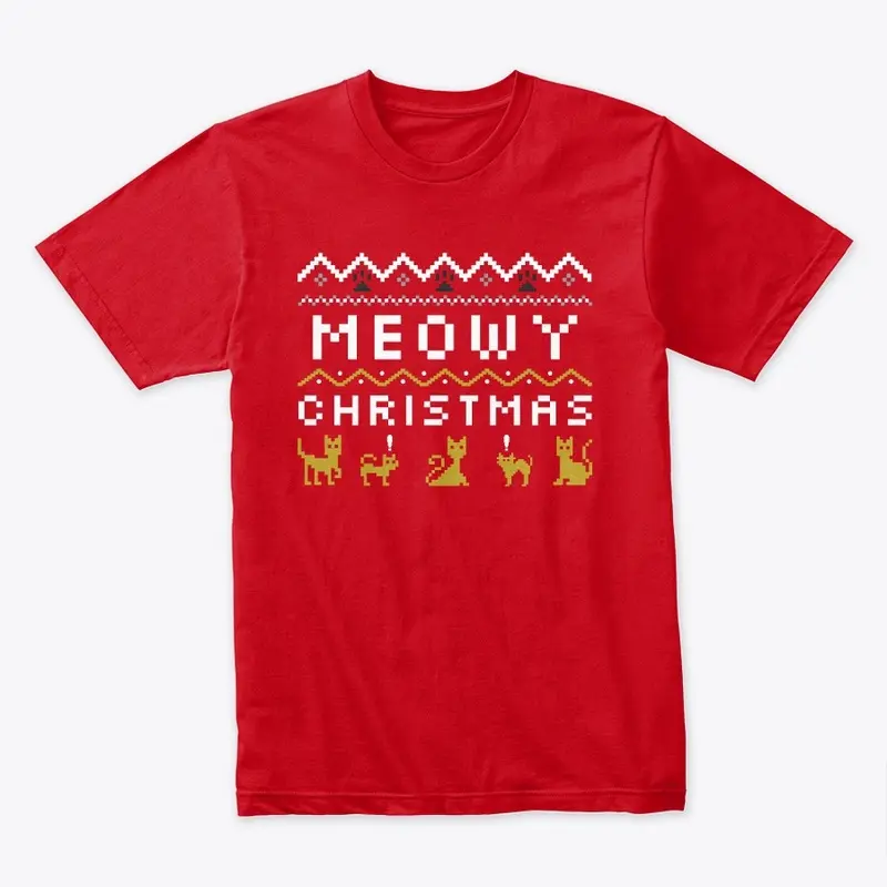 Meowy Christmas, Cat Lover Gift