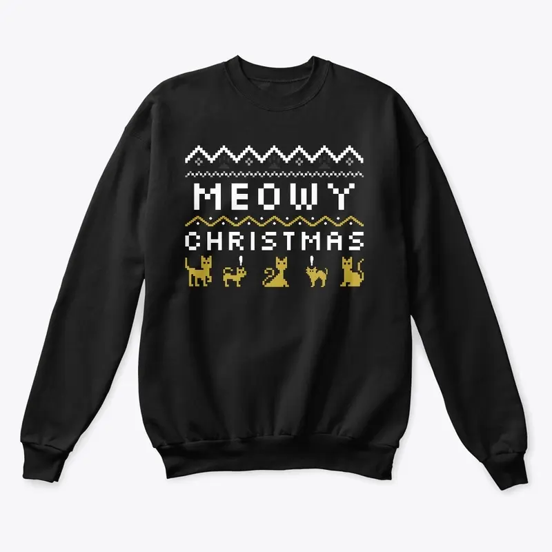 Meowy Christmas, Cat Lover Gift