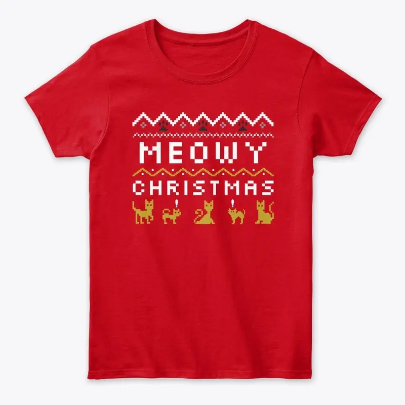 Meowy Christmas, Cat Lover Gift