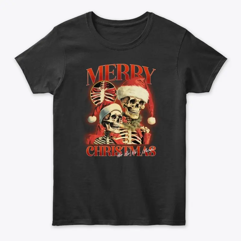 Merry Christmas Santa Skull 