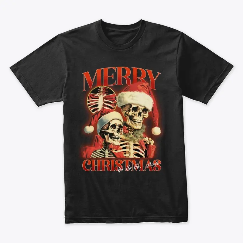 Merry Christmas Santa Skull 